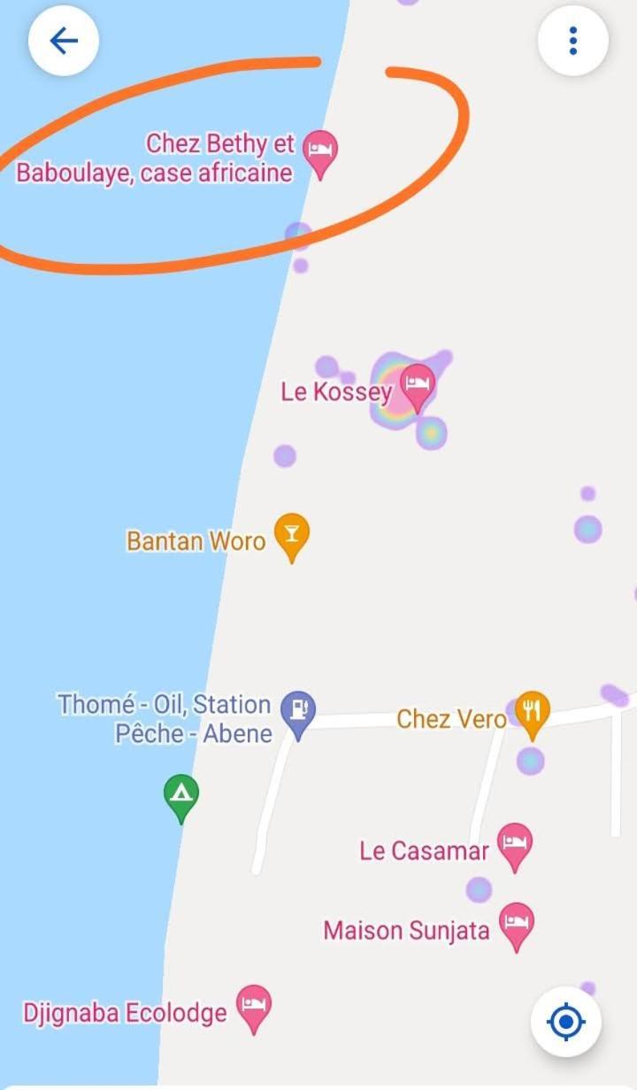 הוילה Abémé Chez Bethy & Baboulaye Jungle Et Ocean מראה חיצוני תמונה